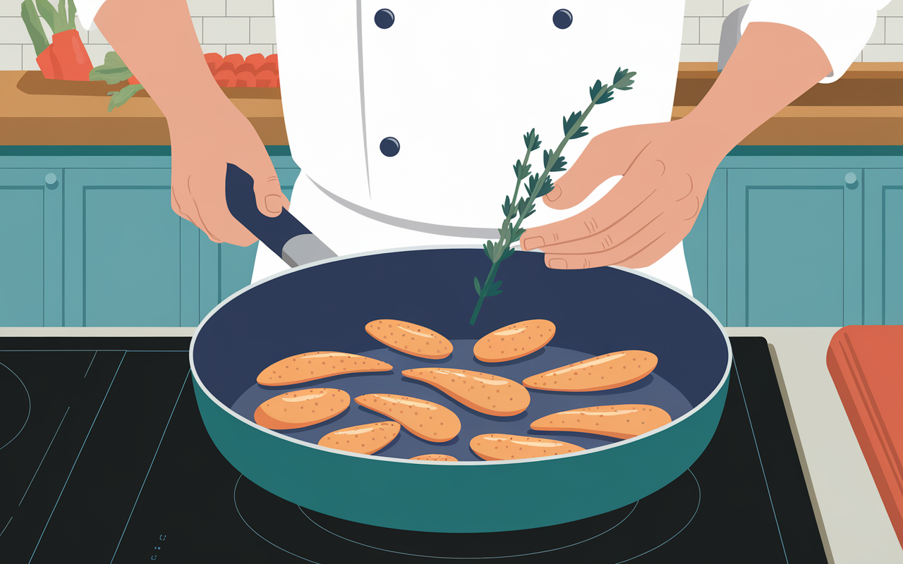 Cailles parfaitement cuites à l'air fryer à la température idéale