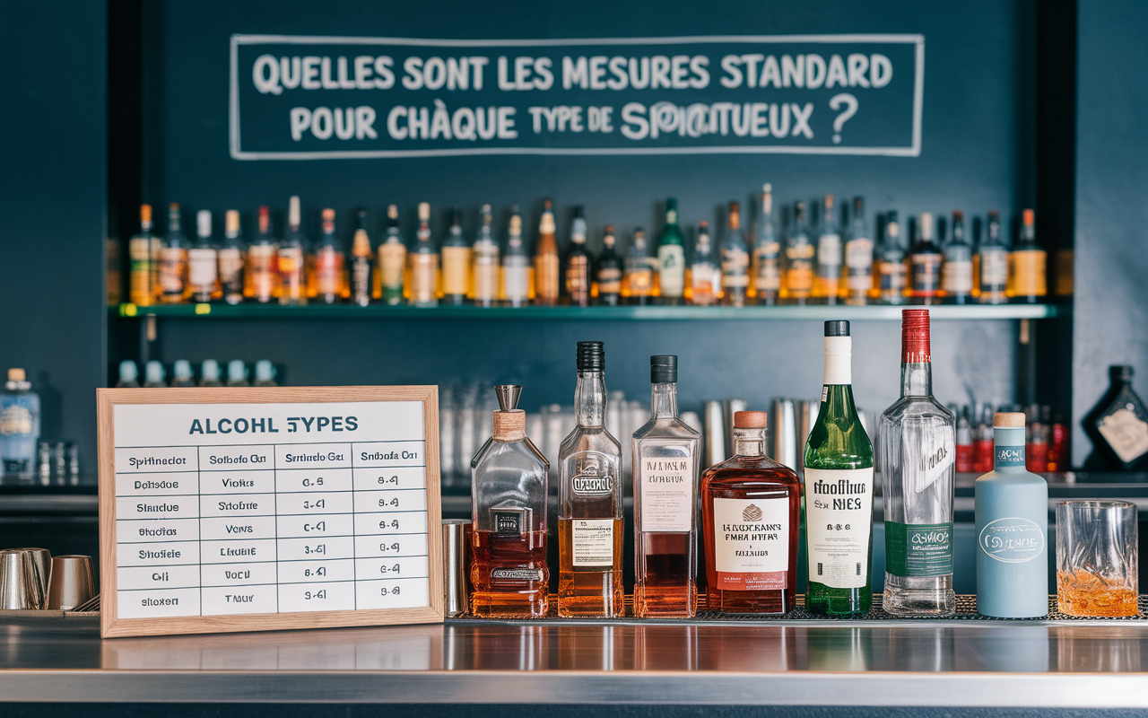 Tableau Dose Alcool Bar Cl Ma trisez Vos Cocktails