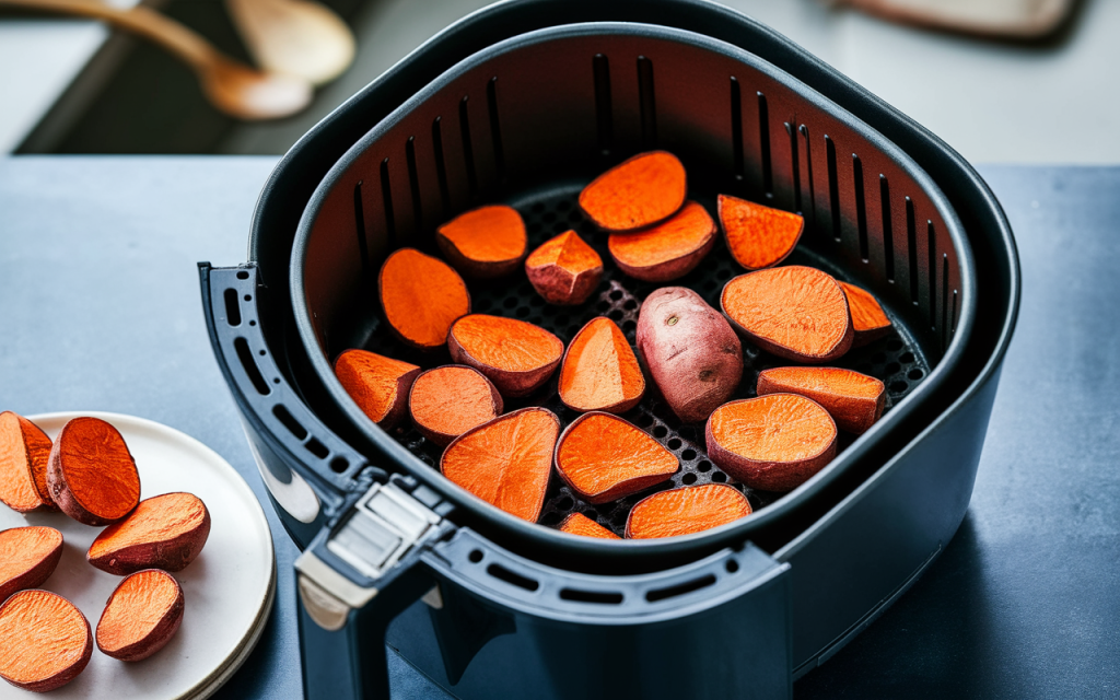 temps-cuisson-patate-douce-air-fryer