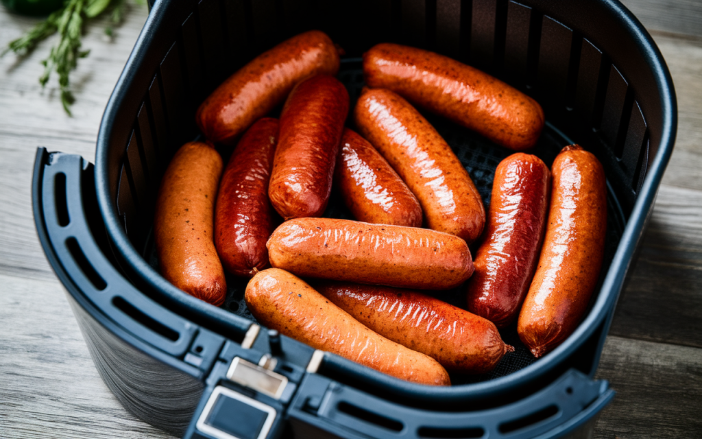 cuisson-chipolatas-airfryer-chaleur-tournante