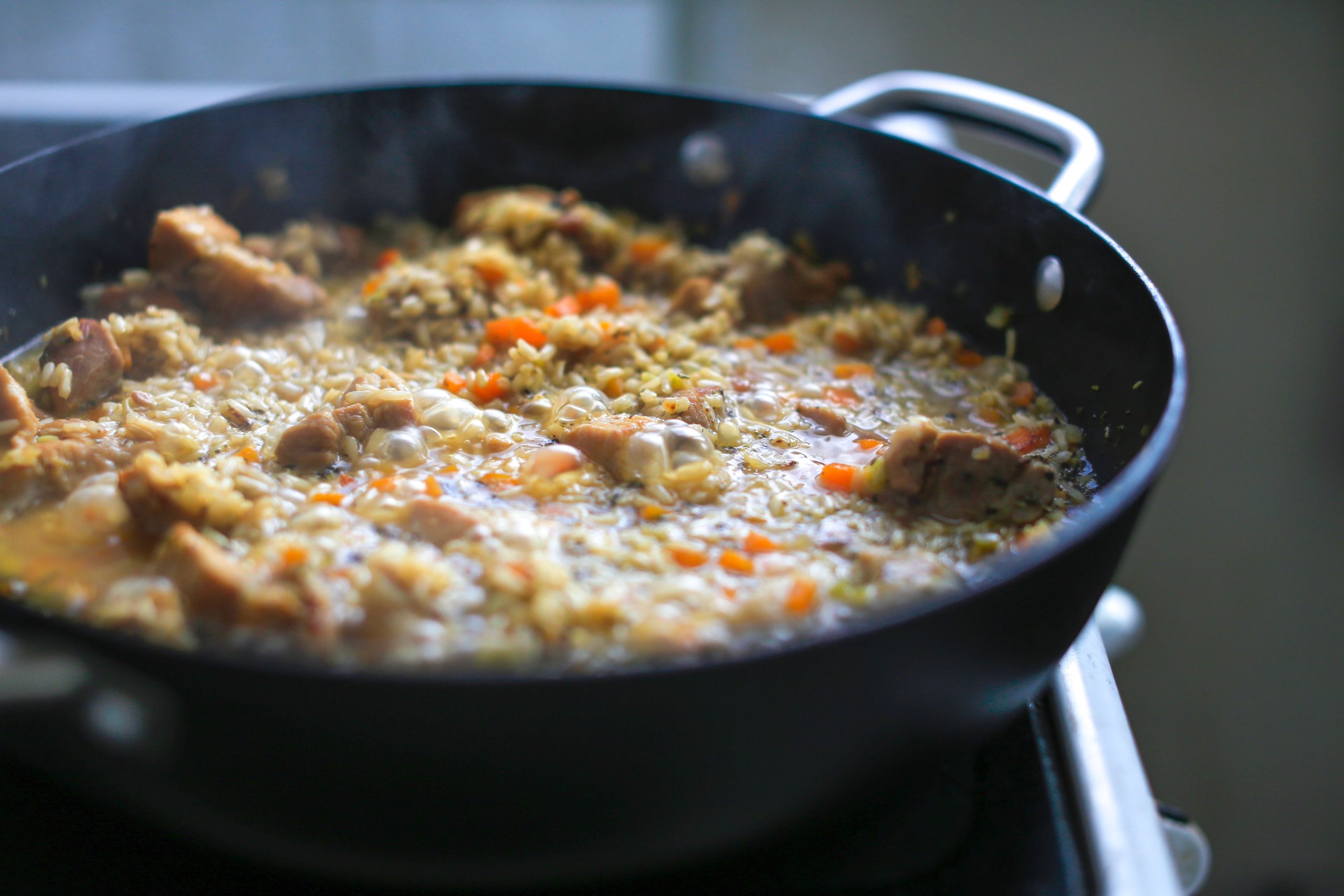 Préparation de l'axoa de veau basque