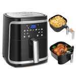 Aigostar Air fryer XXL double panier 7 L, vue 1, en miniature