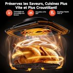Aigostar Air fryer XXL double panier 7 L, vue 2, en miniature