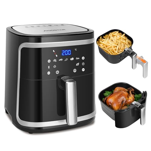 Aigostar Air fryer XXL double panier 7 L, vue 1