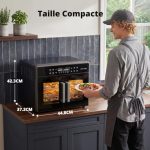 Airmsen Four air fryer double porte 30 L, vue 2, en miniature