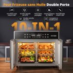 Airmsen Four air fryer double porte 30 L, vue 3, en miniature