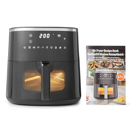 Amazon Basics Air fryer à fenêtre 5,7 L, vue 1
