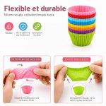 Caissettes à muffins en silicone (40), vue 2, en miniature