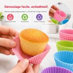 Caissettes à muffins en silicone (40), vue 4, en miniature