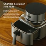 Cosori Iconic inox 6,2 L, vue 3, en miniature