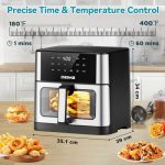 DEIME Air fryer 10 L, vue 3, en miniature