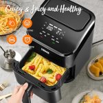 DEIME Air fryer 4,3 L, vue 3, en miniature
