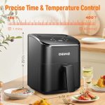 DEIME Mini air fryer 2,1 L, vue 3, en miniature
