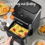 DEIME Mini air fryer 2,1 L, vue 4, en miniature