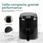 Emerio Air fryer 2,2 L, vue 3, en miniature