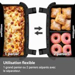 Emphsism Air fryer 2 compartiments 12 L, vue 3, en miniature