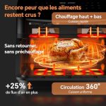 Emphsism Air fryer 2 compartiments 12 L, vue 4, en miniature
