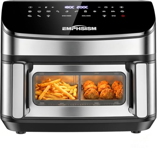 Emphsism Air fryer 2 compartiments 12 L, vue 1