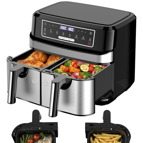 Emphsism Air fryer double compartiment 9 L, vue 1