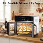 Emphsism Four air fryer 23 L, vue 3, en miniature