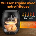 Extralink Air fryer 2 L, vue 2, en miniature
