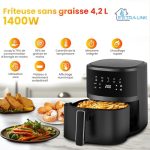 Extralink Air fryer 4,2 L, vue 2, en miniature