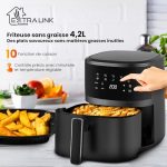 Extralink Air fryer 4,2 L, vue 3, en miniature
