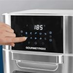 GOURMETmaxx Four air fryer inox 12 L, vue 2, en miniature