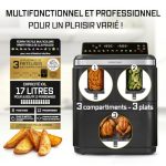 GOURMETmaxx FryUp3 17 L, vue 3, en miniature