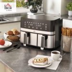 HOMCOM Air fryer 8,5 L, vue 2, en miniature