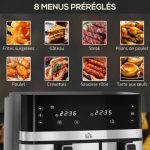 HOMCOM Air fryer 8,5 L, vue 4, en miniature