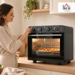 HOMCOM Four air fryer à rôtissoire 36 L, vue 2, en miniature
