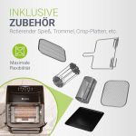 Juskys Air fryer 12 L, vue 3, en miniature