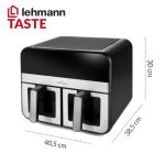 Lehmann LHODF-2490 double compartiment 9 L, vue 3, en miniature