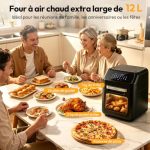 LLIVEKIT Air fryer 12 L, vue 2, en miniature