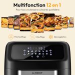 LLIVEKIT Air fryer 12 L, vue 3, en miniature