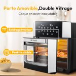 LLIVEKIT Air fryer XXL 15 L, vue 2, en miniature