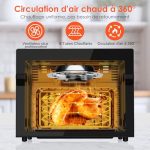 LLIVEKIT Four air fryer 30 L, vue 3, en miniature