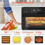 LLIVEKIT Four air fryer 30 L, vue 4, en miniature