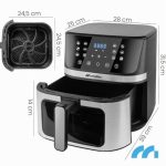 MalTec Air fryer 7 L, 12 programmes, vue 2, en miniature