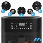 MalTec Air fryer 7 L, 8 programmes, vue 4, en miniature