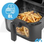 MalTec Air fryer à fenêtre 8 L, vue 3, en miniature
