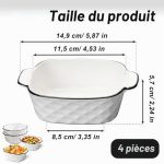 Mini plats à gratin en céramique, vue 2, en miniature