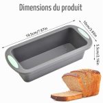 Moules à cake en silicone Techchii (lot de 2), vue 2, en miniature