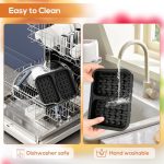 Moules à gaufres en silicone VINATO (lot de 2), vue 4, en miniature