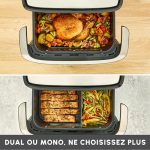 Moulinex Easy Fry Dual Flex 9 L, vue 3, en miniature