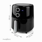 Nedis Air fryer 3 L, vue 4, en miniature