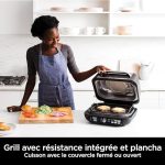 Ninja Foodi MAX PRO Grill & Plancha AG651, vue 4, en miniature