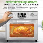 NutriChef Four air fryer 26 L, vue 4, en miniature