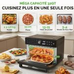 NutriChef Four air fryer 32 L, vue 2, en miniature